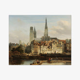 The Quay de Paris in Rouen by Johannes Bosboom - thumbnail_0_nf_66fc52a28213847b6f357970